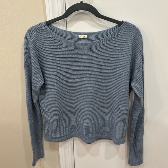 Garage Blue Boatneck sweater - Picture 1 of 3